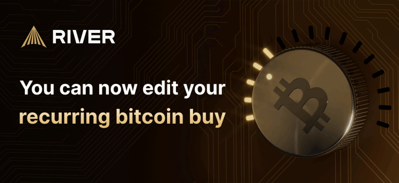 You can now edit your recurring bitcoin buy